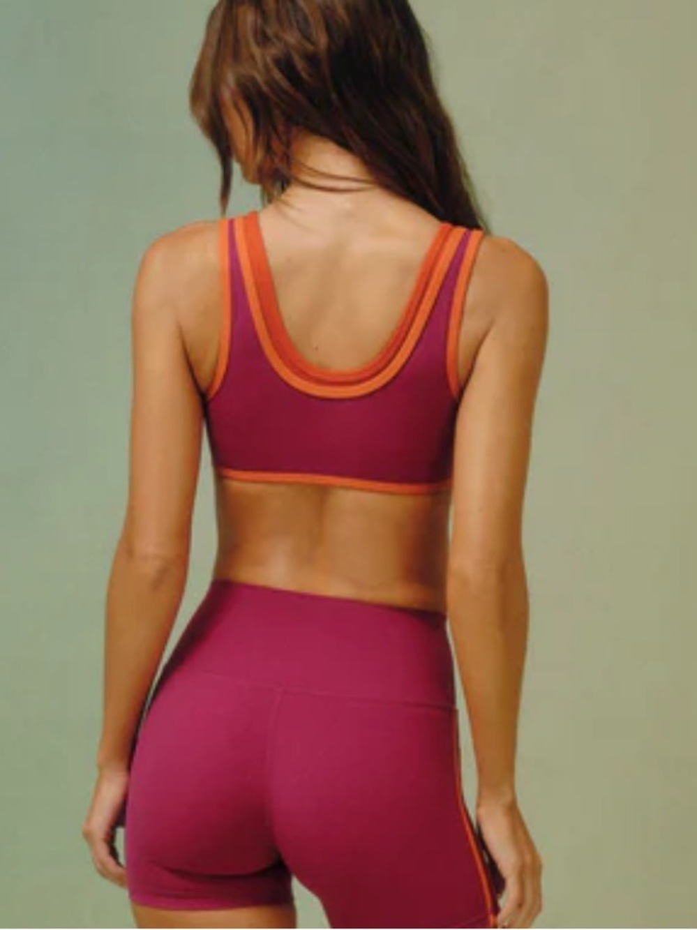 Set Active Aeraline Breathe Layer Scoop Bra Heatwave Limited Edition Medium BNWT - Picture 2 of 8